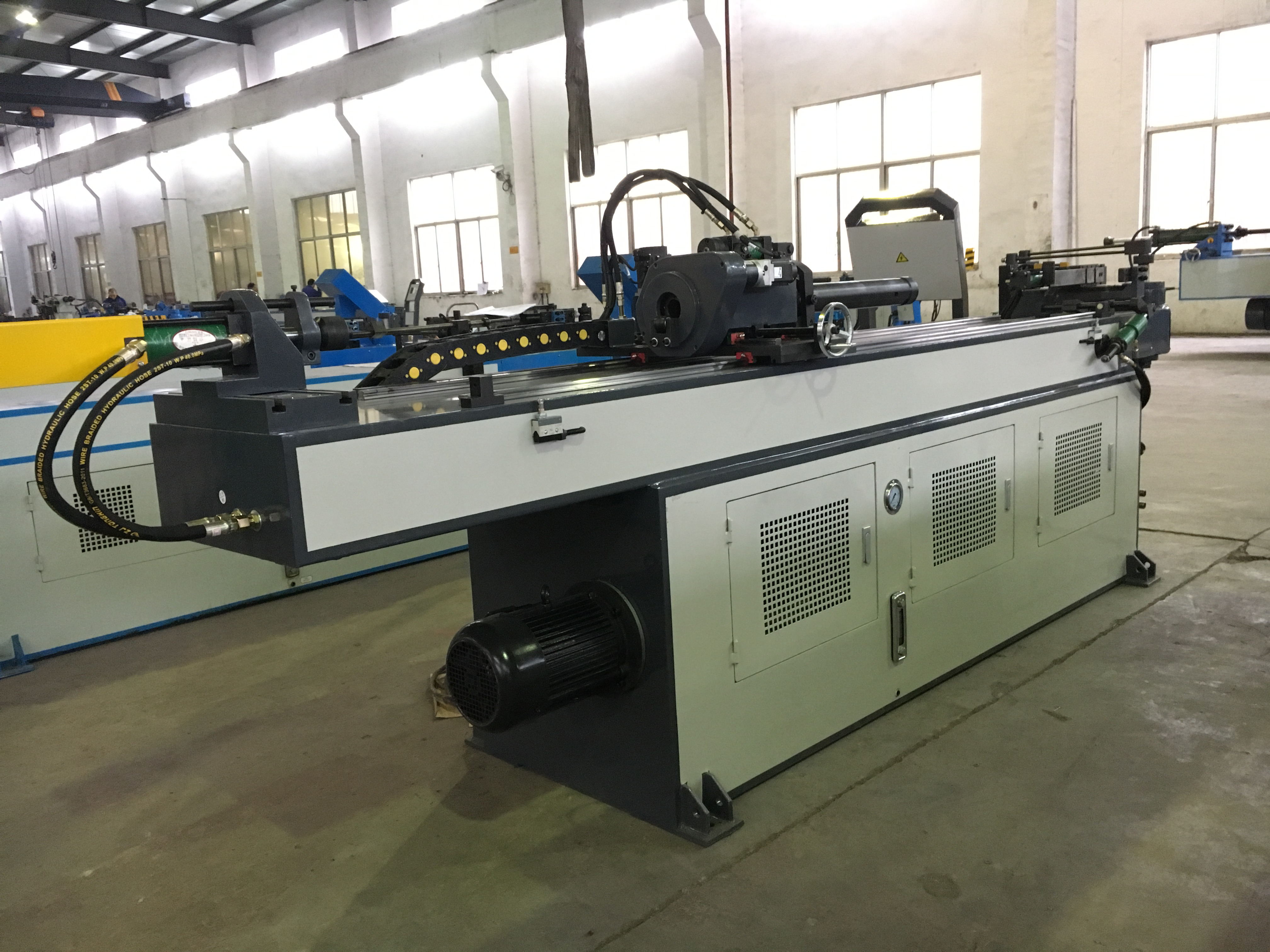 Simple 3 Roller Tube Bending Machine GM-38CNC-2A-1S